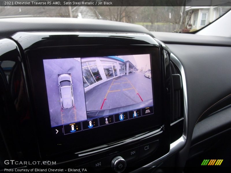 Satin Steel Metallic / Jet Black 2021 Chevrolet Traverse RS AWD