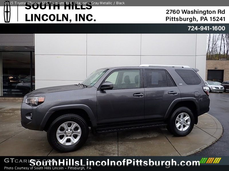Magnetic Gray Metallic / Black 2015 Toyota 4Runner SR5 Premium 4x4