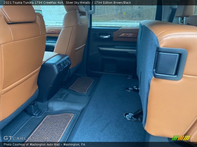 Silver Sky Metallic / 1794 Edition Brown/Black 2021 Toyota Tundra 1794 CrewMax 4x4