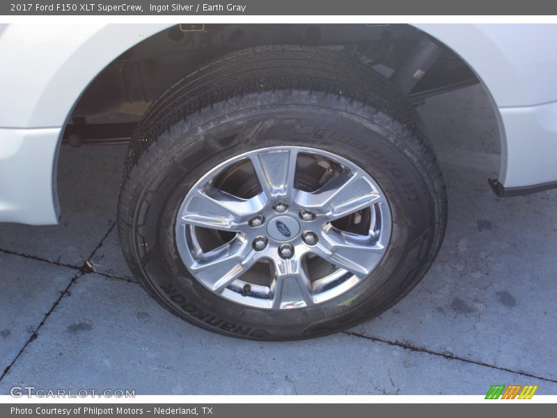 Ingot Silver / Earth Gray 2017 Ford F150 XLT SuperCrew