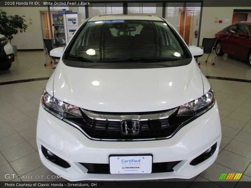 White Orchid Pearl / Black 2018 Honda Fit EX