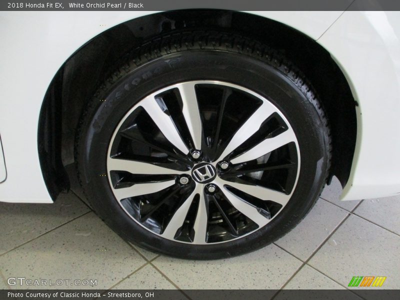 White Orchid Pearl / Black 2018 Honda Fit EX