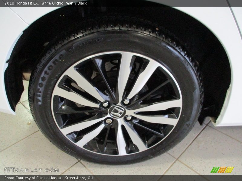 White Orchid Pearl / Black 2018 Honda Fit EX