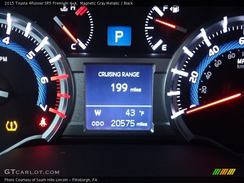 Magnetic Gray Metallic / Black 2015 Toyota 4Runner SR5 Premium 4x4