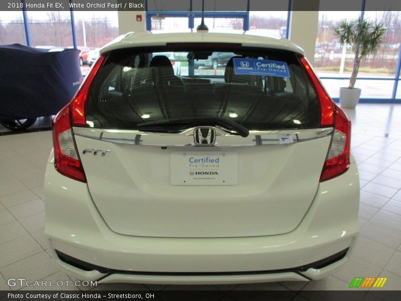 White Orchid Pearl / Black 2018 Honda Fit EX