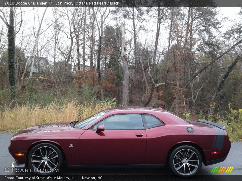 Octane Red Pearl / Black 2018 Dodge Challenger R/T Scat Pack