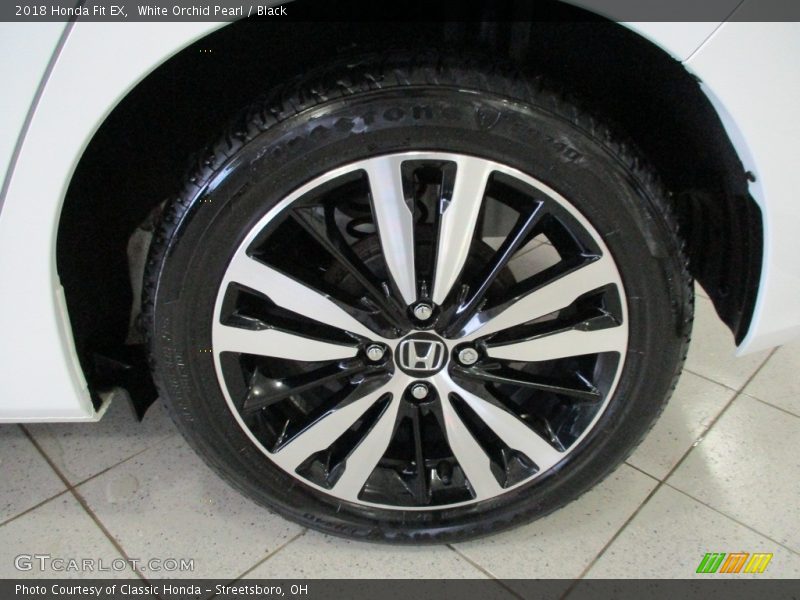 White Orchid Pearl / Black 2018 Honda Fit EX