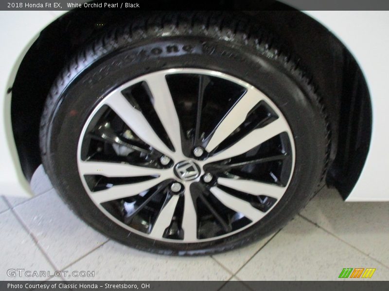 White Orchid Pearl / Black 2018 Honda Fit EX