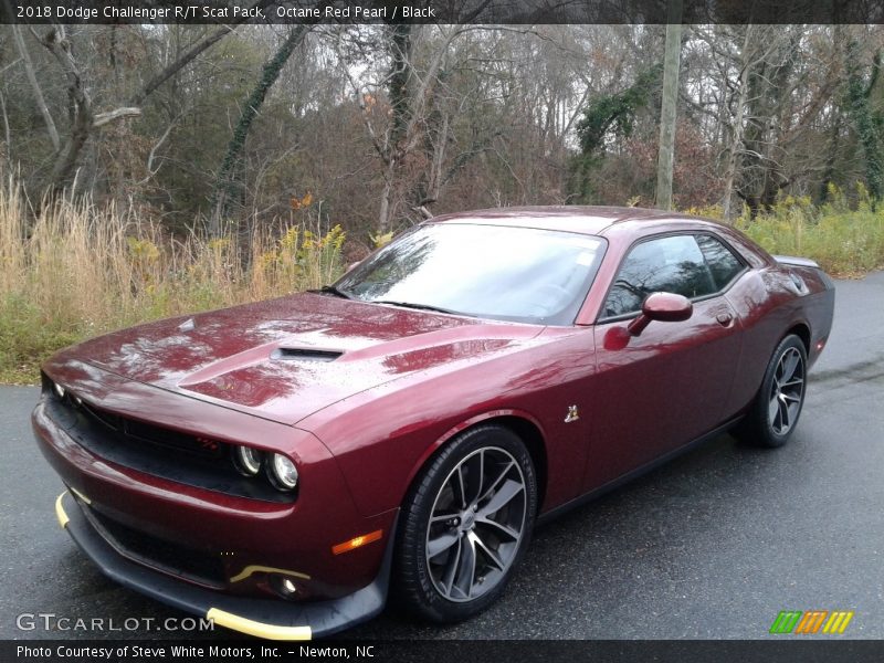 Octane Red Pearl / Black 2018 Dodge Challenger R/T Scat Pack