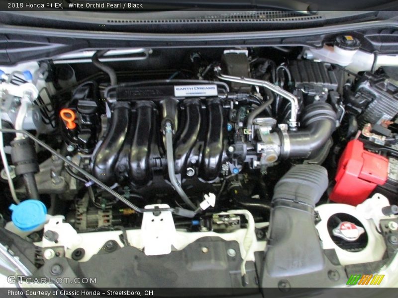 White Orchid Pearl / Black 2018 Honda Fit EX