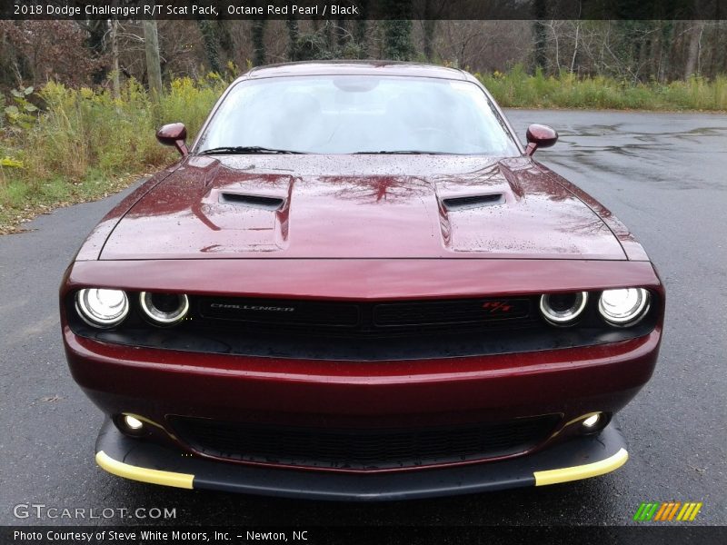 Octane Red Pearl / Black 2018 Dodge Challenger R/T Scat Pack