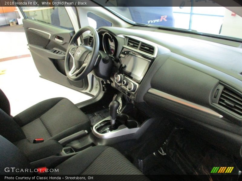 White Orchid Pearl / Black 2018 Honda Fit EX
