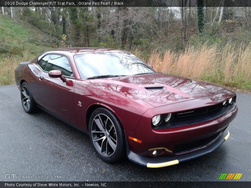 Octane Red Pearl / Black 2018 Dodge Challenger R/T Scat Pack