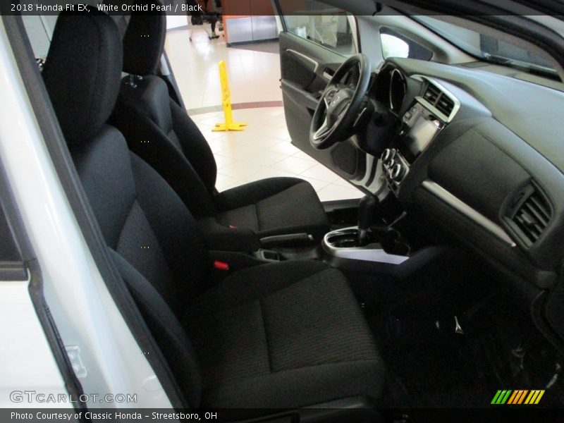 White Orchid Pearl / Black 2018 Honda Fit EX