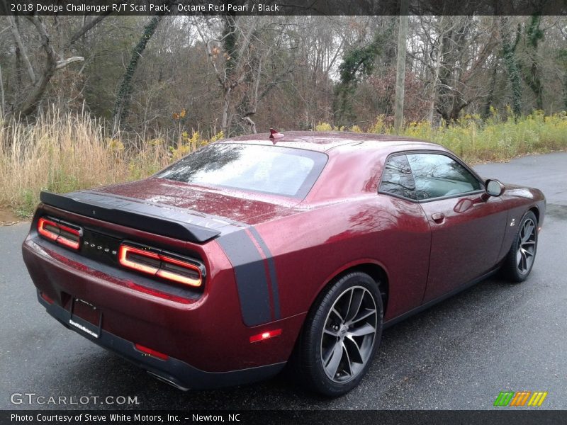 Octane Red Pearl / Black 2018 Dodge Challenger R/T Scat Pack