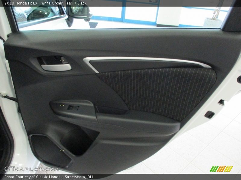 White Orchid Pearl / Black 2018 Honda Fit EX