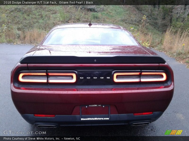Octane Red Pearl / Black 2018 Dodge Challenger R/T Scat Pack