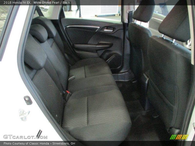 White Orchid Pearl / Black 2018 Honda Fit EX