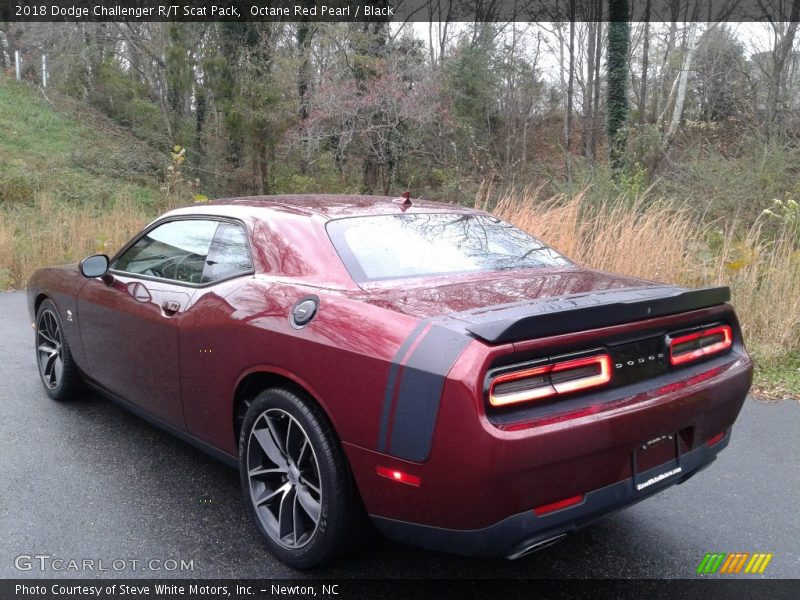 Octane Red Pearl / Black 2018 Dodge Challenger R/T Scat Pack