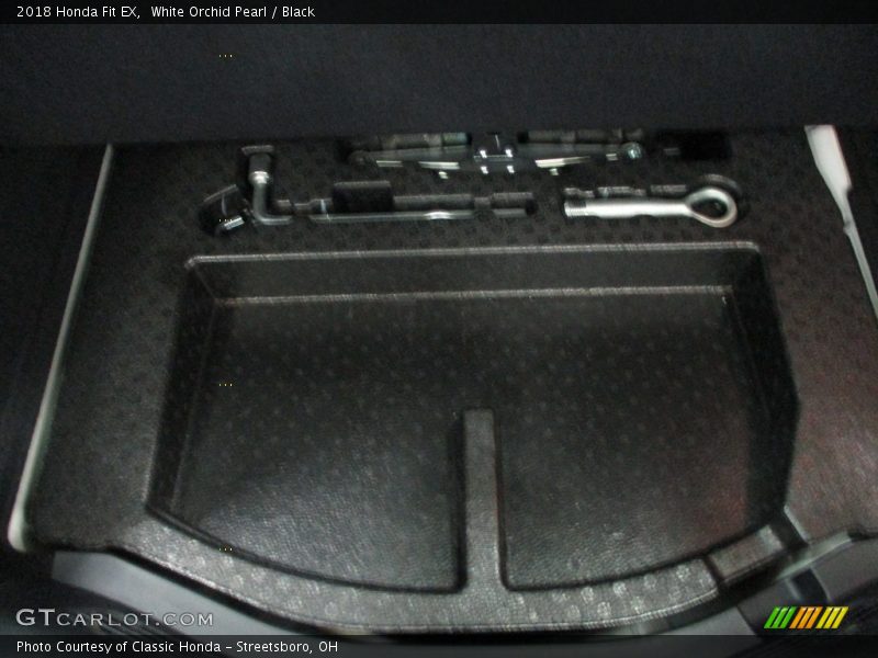 White Orchid Pearl / Black 2018 Honda Fit EX