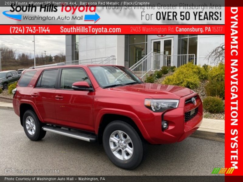 Barcelona Red Metallic / Black/Graphite 2021 Toyota 4Runner SR5 Premium 4x4