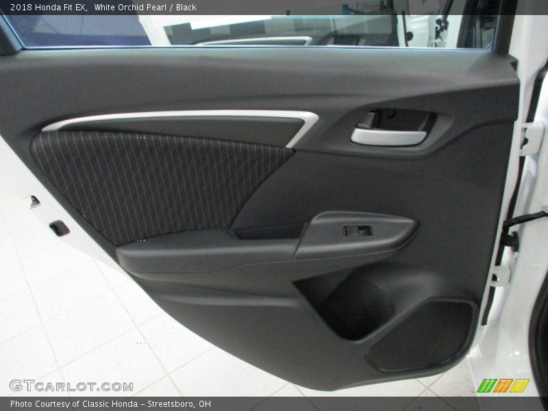 White Orchid Pearl / Black 2018 Honda Fit EX