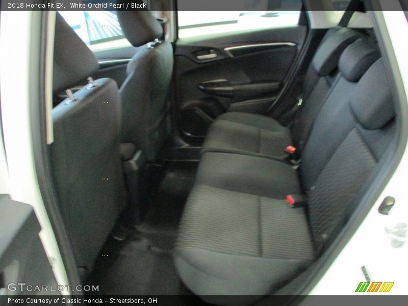 White Orchid Pearl / Black 2018 Honda Fit EX