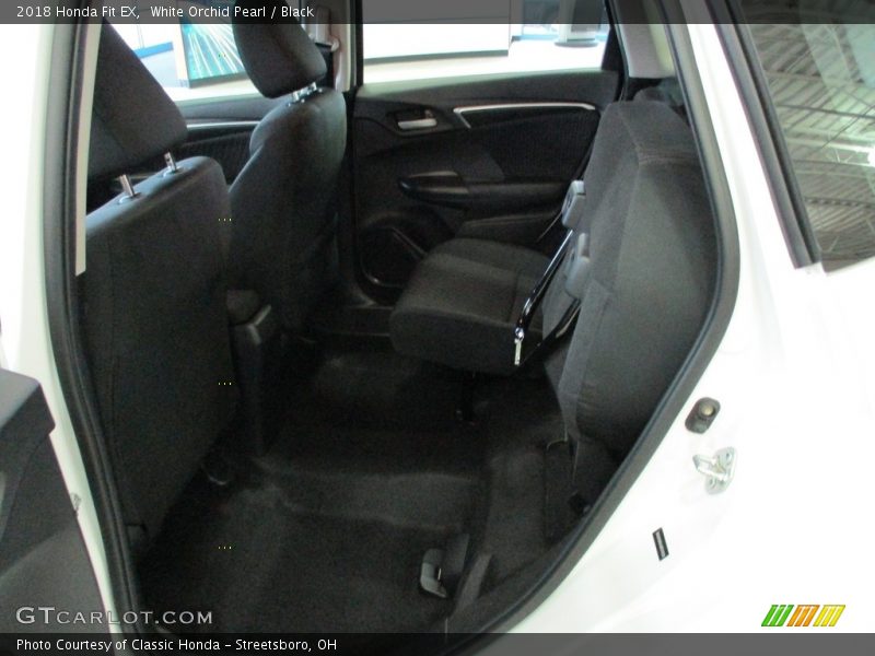 White Orchid Pearl / Black 2018 Honda Fit EX