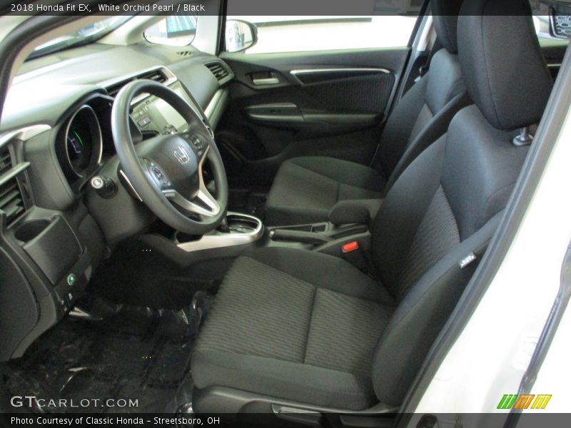White Orchid Pearl / Black 2018 Honda Fit EX