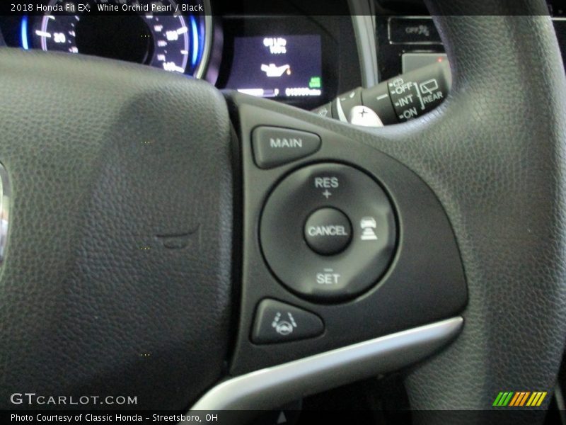 White Orchid Pearl / Black 2018 Honda Fit EX
