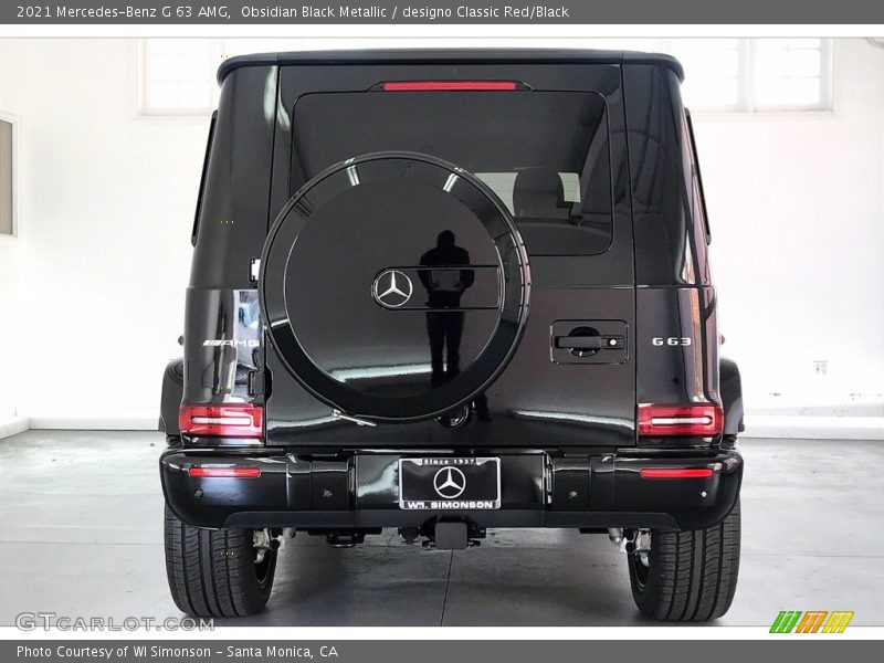 Obsidian Black Metallic / designo Classic Red/Black 2021 Mercedes-Benz G 63 AMG