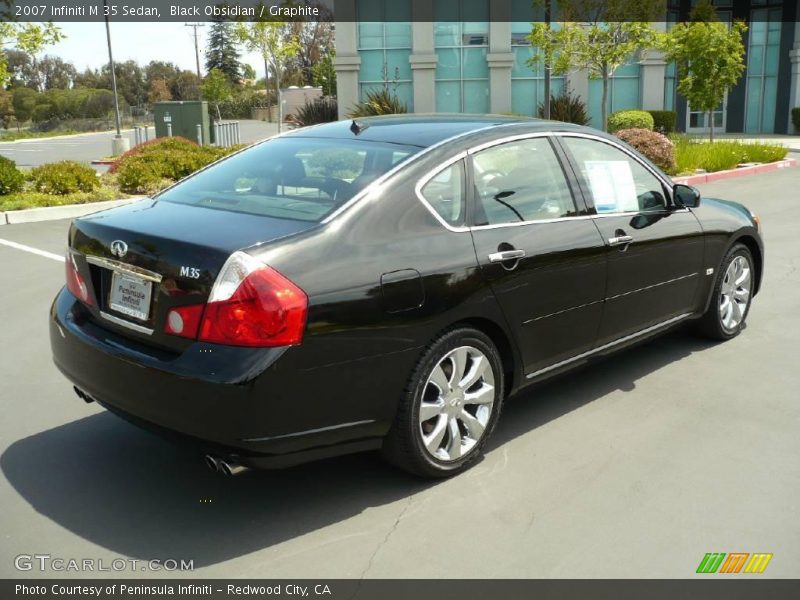 Black Obsidian / Graphite 2007 Infiniti M 35 Sedan