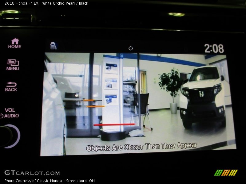White Orchid Pearl / Black 2018 Honda Fit EX