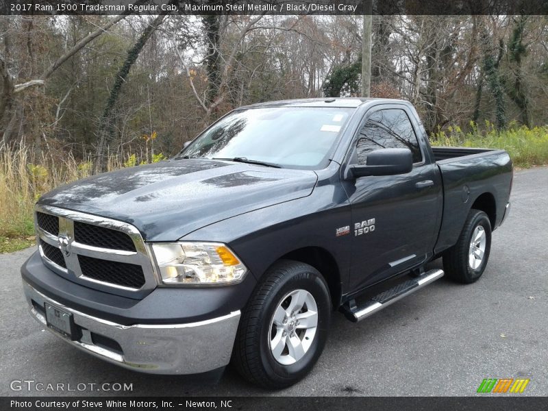 Maximum Steel Metallic / Black/Diesel Gray 2017 Ram 1500 Tradesman Regular Cab