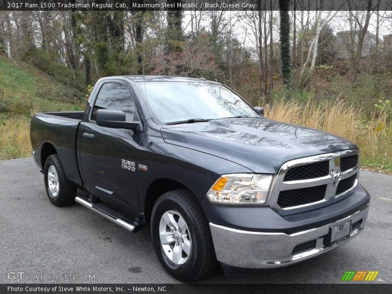 Maximum Steel Metallic / Black/Diesel Gray 2017 Ram 1500 Tradesman Regular Cab