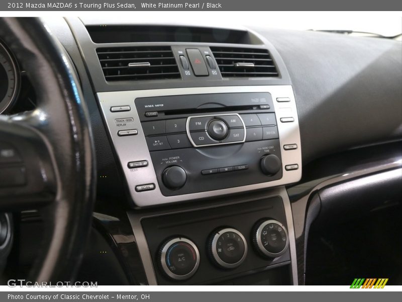 White Platinum Pearl / Black 2012 Mazda MAZDA6 s Touring Plus Sedan