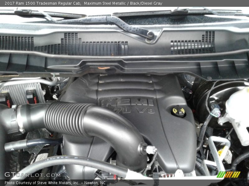 Maximum Steel Metallic / Black/Diesel Gray 2017 Ram 1500 Tradesman Regular Cab