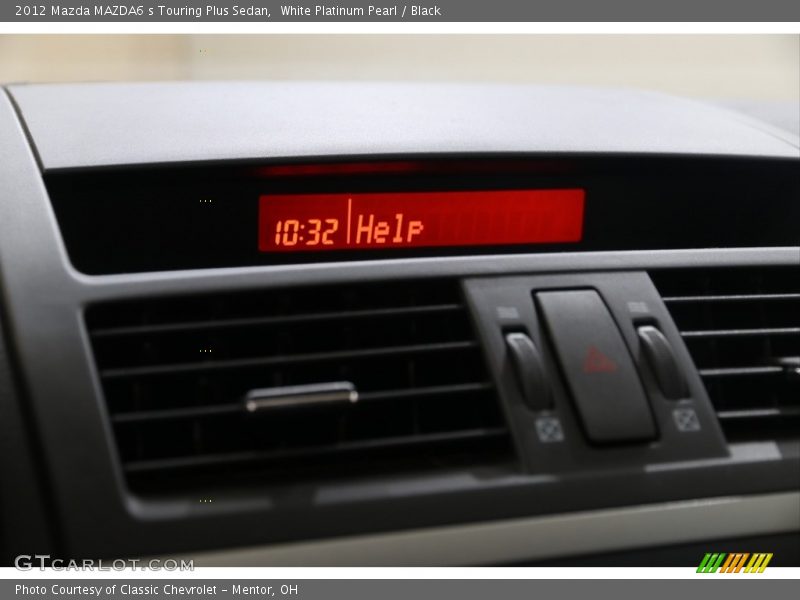 White Platinum Pearl / Black 2012 Mazda MAZDA6 s Touring Plus Sedan