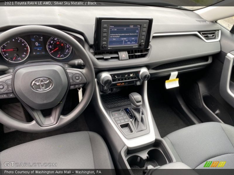 Silver Sky Metallic / Black 2021 Toyota RAV4 LE AWD