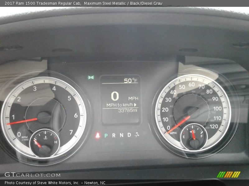 Maximum Steel Metallic / Black/Diesel Gray 2017 Ram 1500 Tradesman Regular Cab