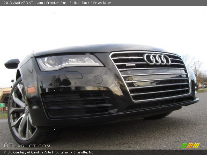 Brilliant Black / Velvet Beige 2013 Audi A7 3.0T quattro Premium Plus