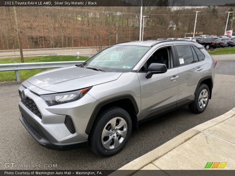 Silver Sky Metallic / Black 2021 Toyota RAV4 LE AWD