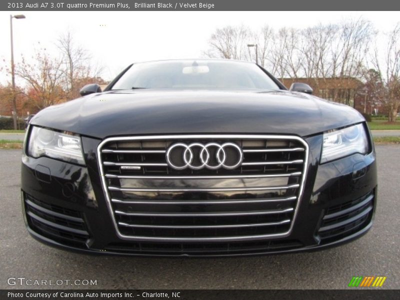 Brilliant Black / Velvet Beige 2013 Audi A7 3.0T quattro Premium Plus