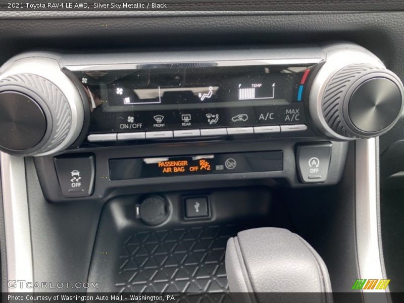 Silver Sky Metallic / Black 2021 Toyota RAV4 LE AWD