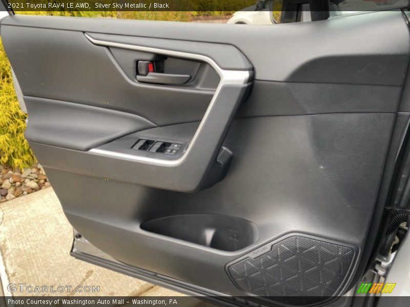 Silver Sky Metallic / Black 2021 Toyota RAV4 LE AWD