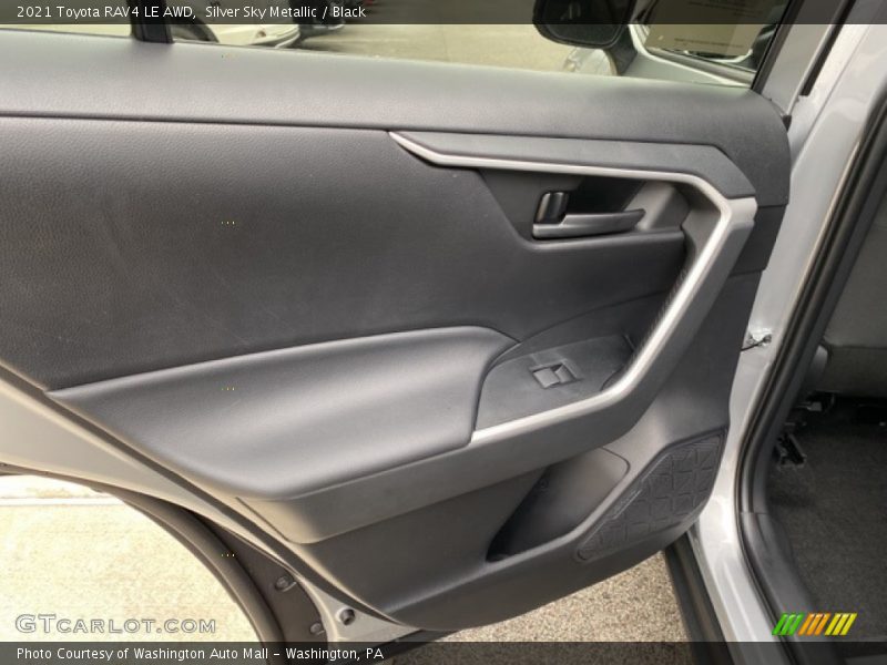 Silver Sky Metallic / Black 2021 Toyota RAV4 LE AWD
