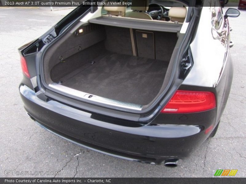 Brilliant Black / Velvet Beige 2013 Audi A7 3.0T quattro Premium Plus