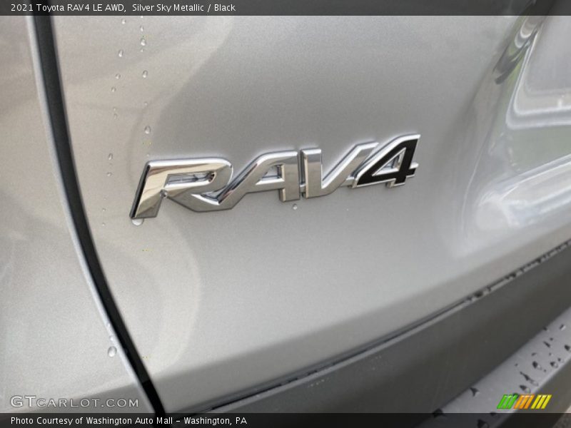 Silver Sky Metallic / Black 2021 Toyota RAV4 LE AWD