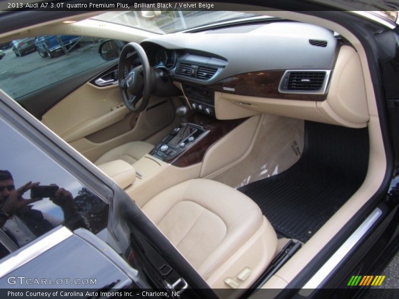 Brilliant Black / Velvet Beige 2013 Audi A7 3.0T quattro Premium Plus