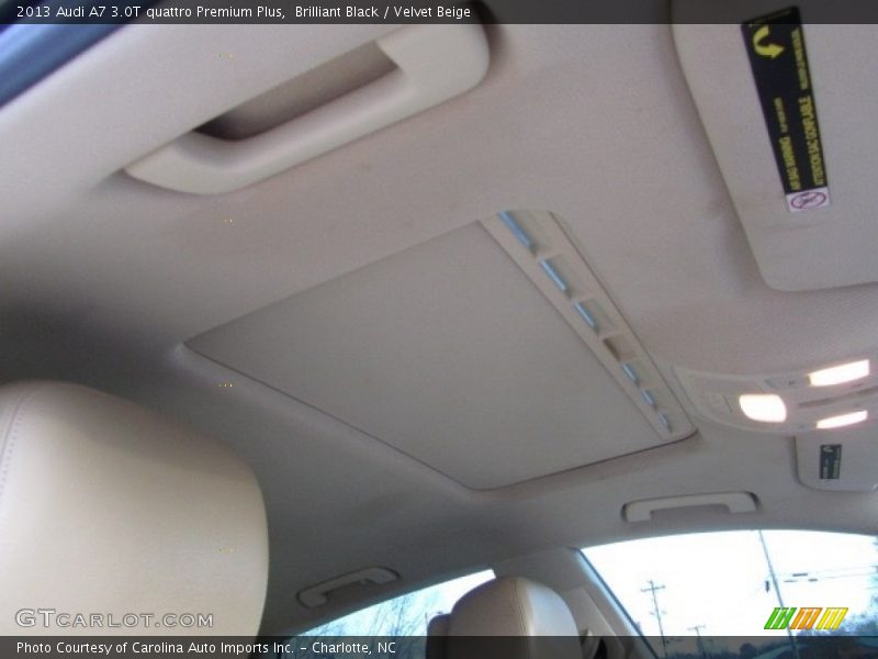 Brilliant Black / Velvet Beige 2013 Audi A7 3.0T quattro Premium Plus